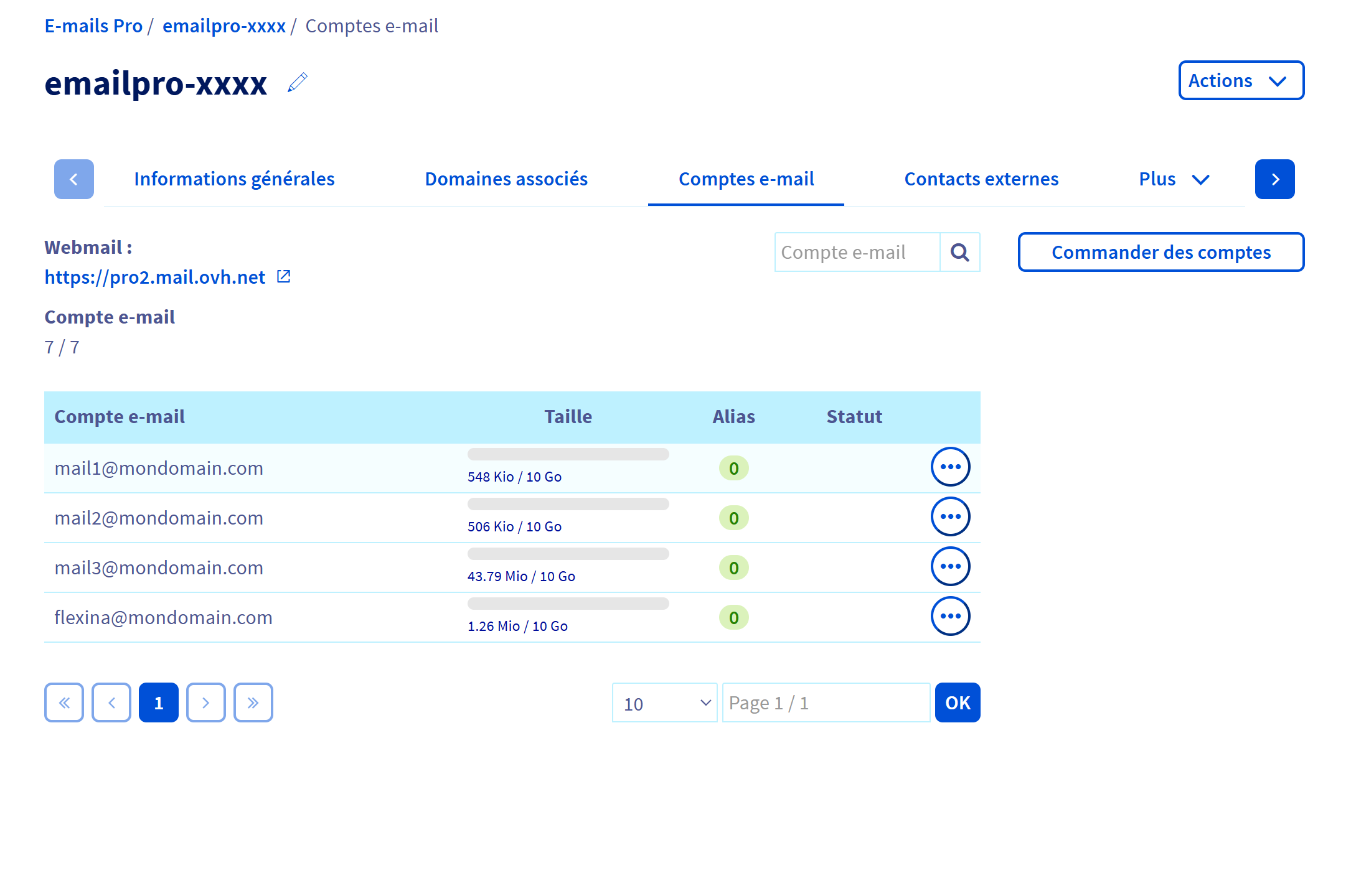 Comment Configurer OVH Email Pro dans Flexina