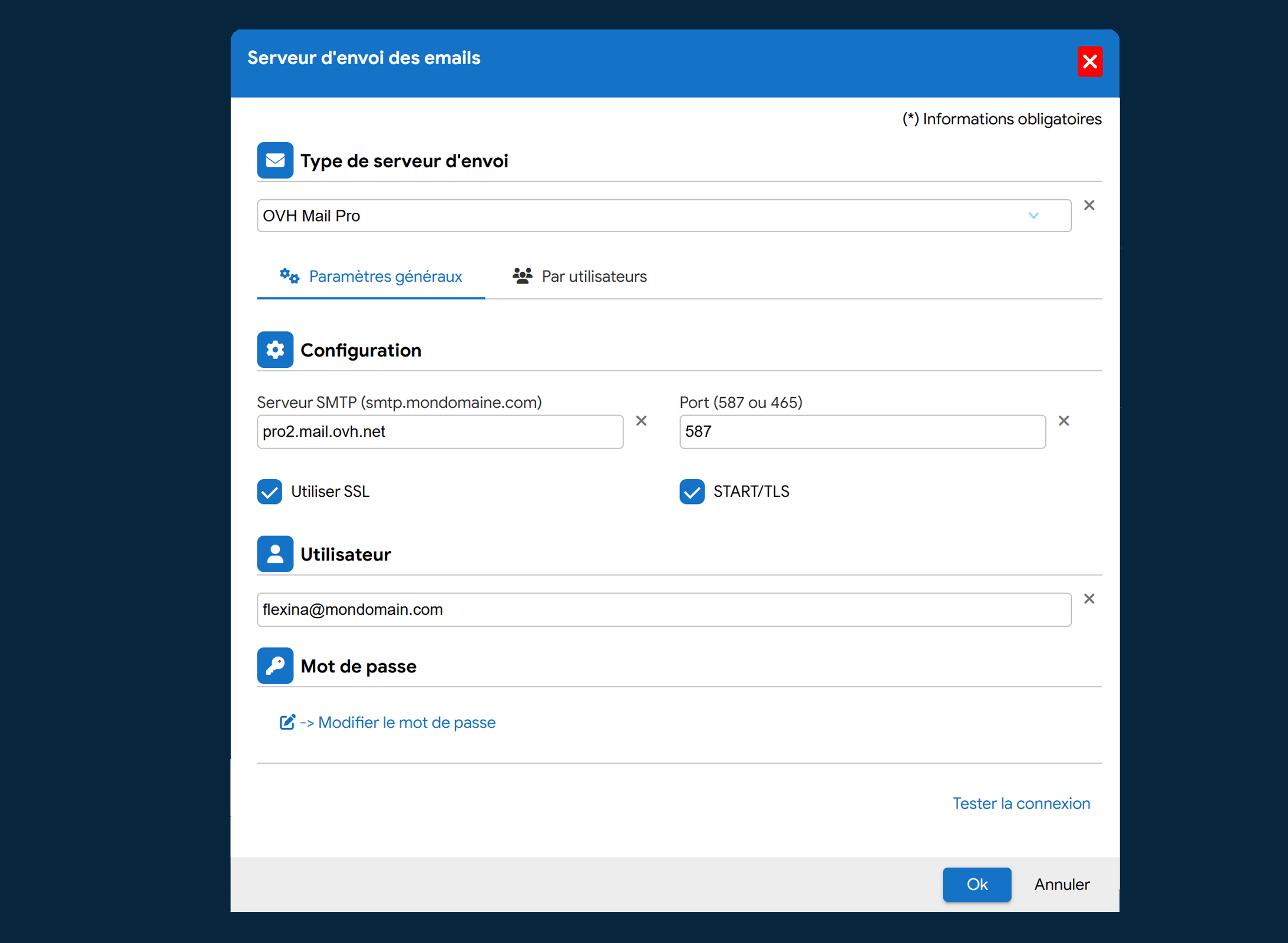 Comment Configurer OVH Email Pro dans Flexina