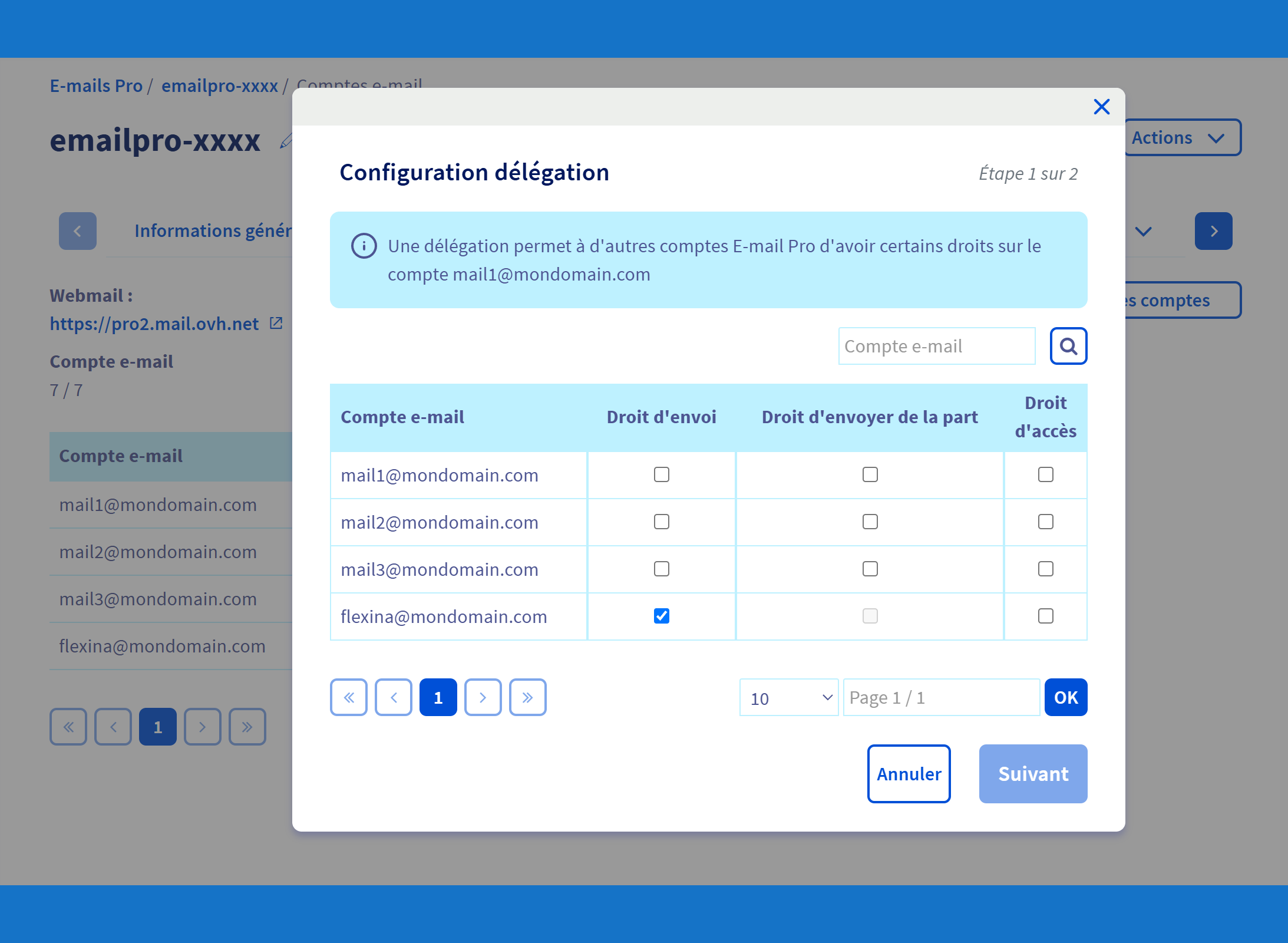 Comment Configurer OVH Email Pro dans Flexina