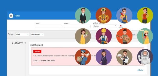 Interface de facturation logiciel