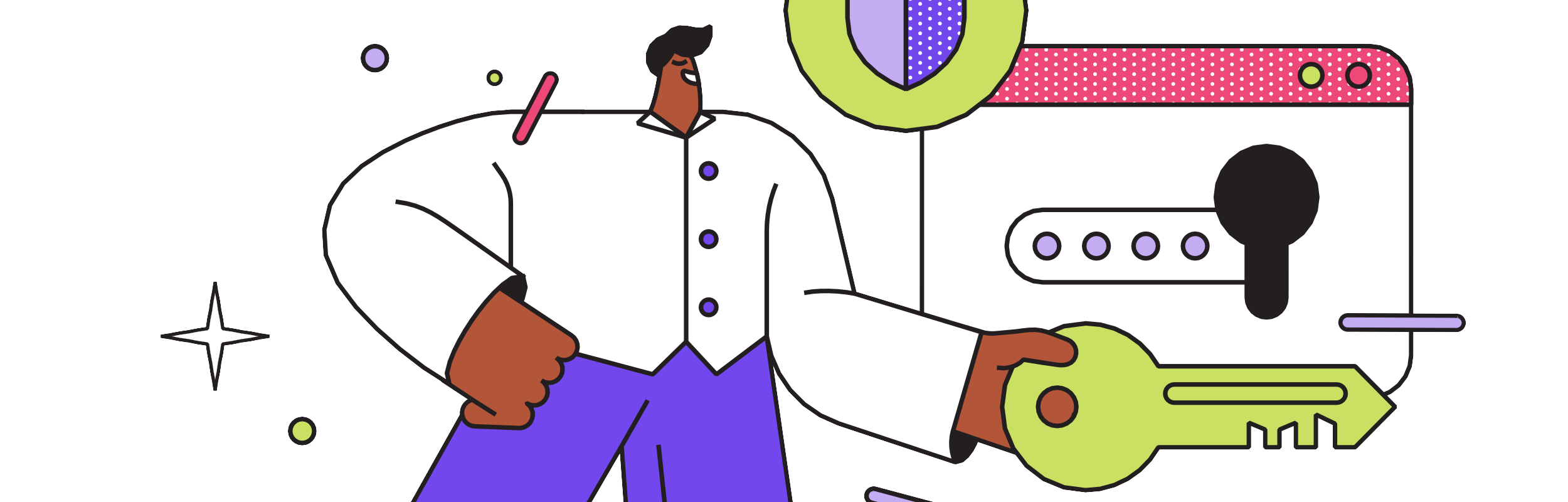 Illustration - Flexina Introduit les Passkeys