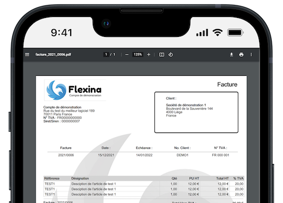 Logiciel de devis et facturation sur IPad et Android avec gestion des documents.