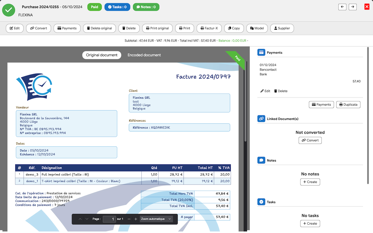 How to receive an electronic invoice on the Peppol network